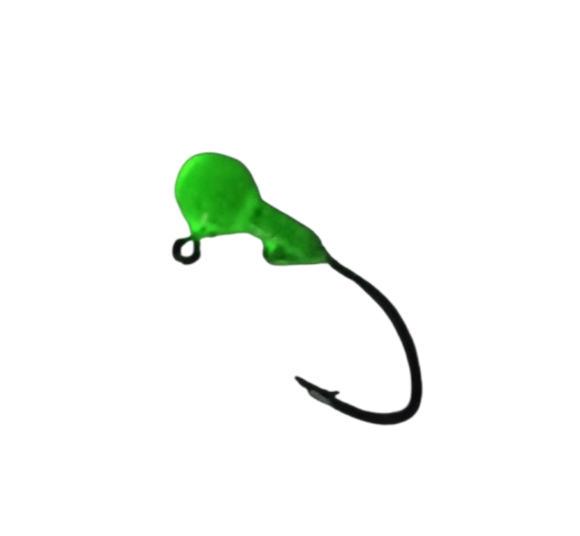 1/16 Painted Glow-in-the-Dark Jig Heads